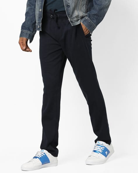 navy blue track pants outfit