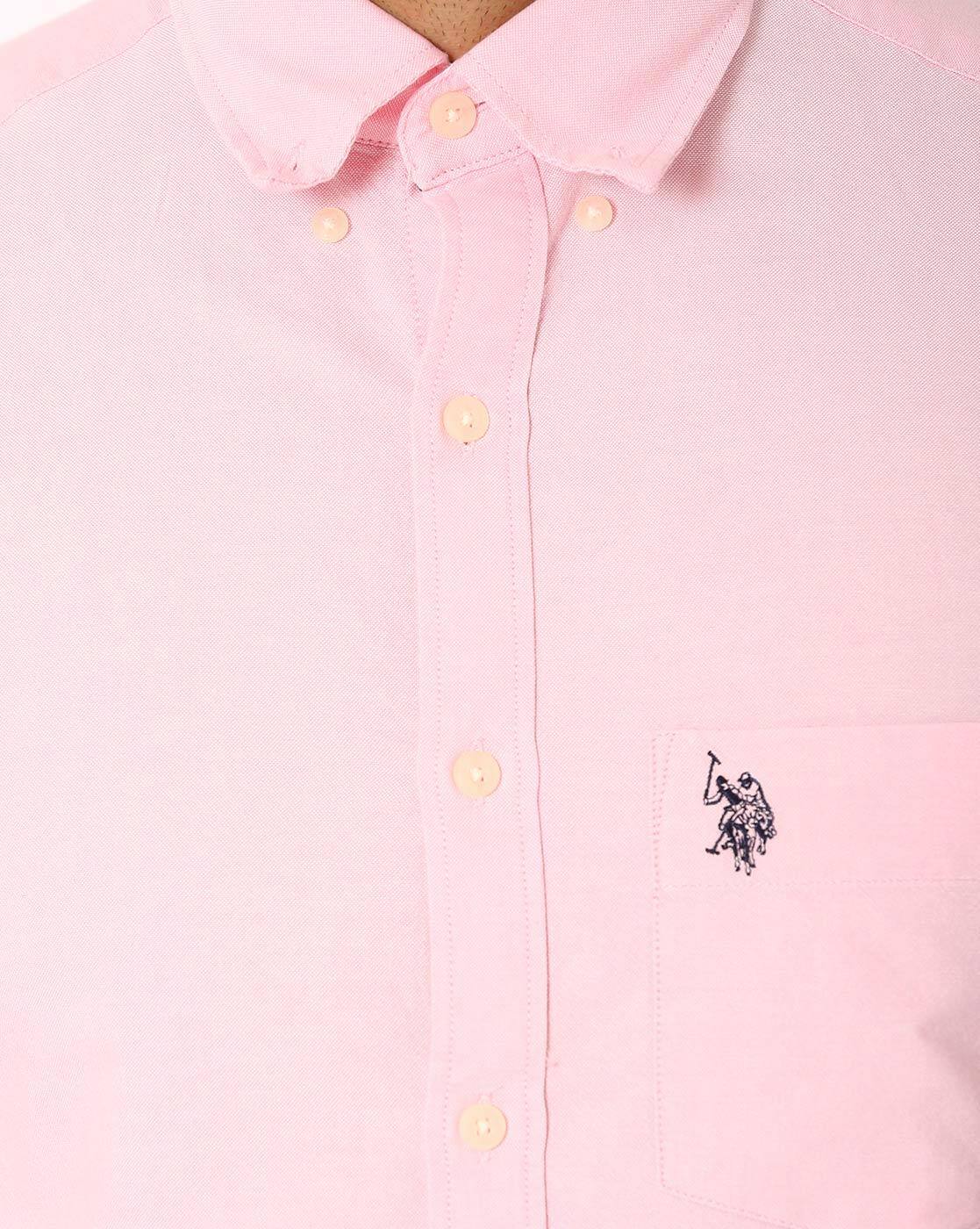 us polo plain shirts