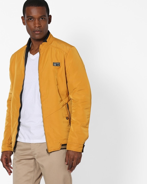 Buy Khaki Jackets & Coats for Men by Fort Collins Online | Ajio.com