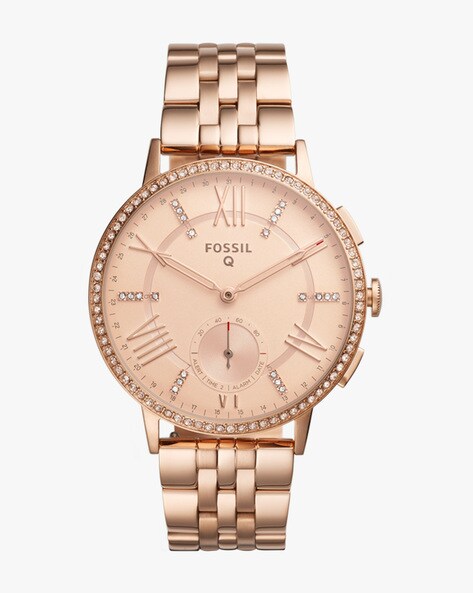 fossil gazer rose gold