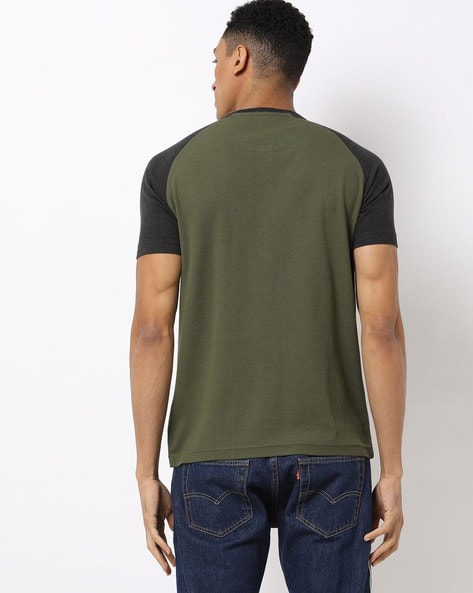 Buy Olive Green Tshirts for Men by Teamspirit Online