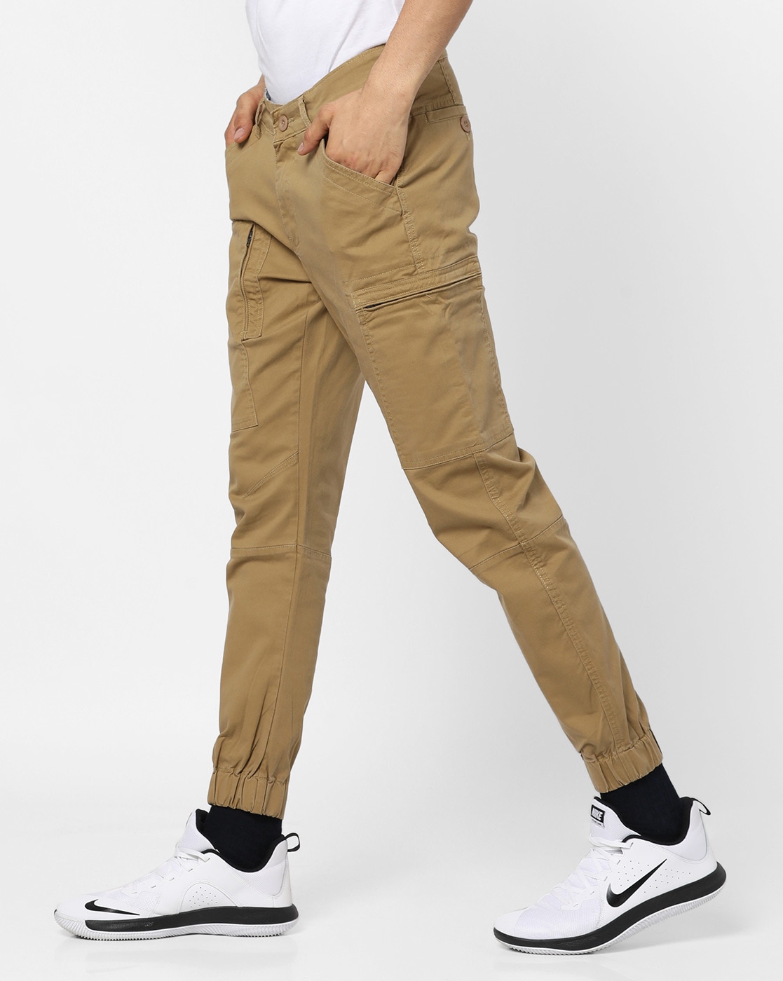Buy Bronze Trousers & Pants for Men by Bene Kleed Online | Ajio.com