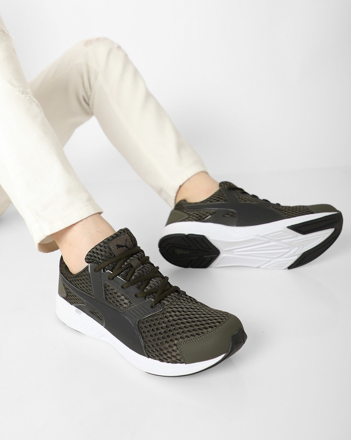 Buy Olive Sports Shoes for Men by Puma Online | Ajio.com