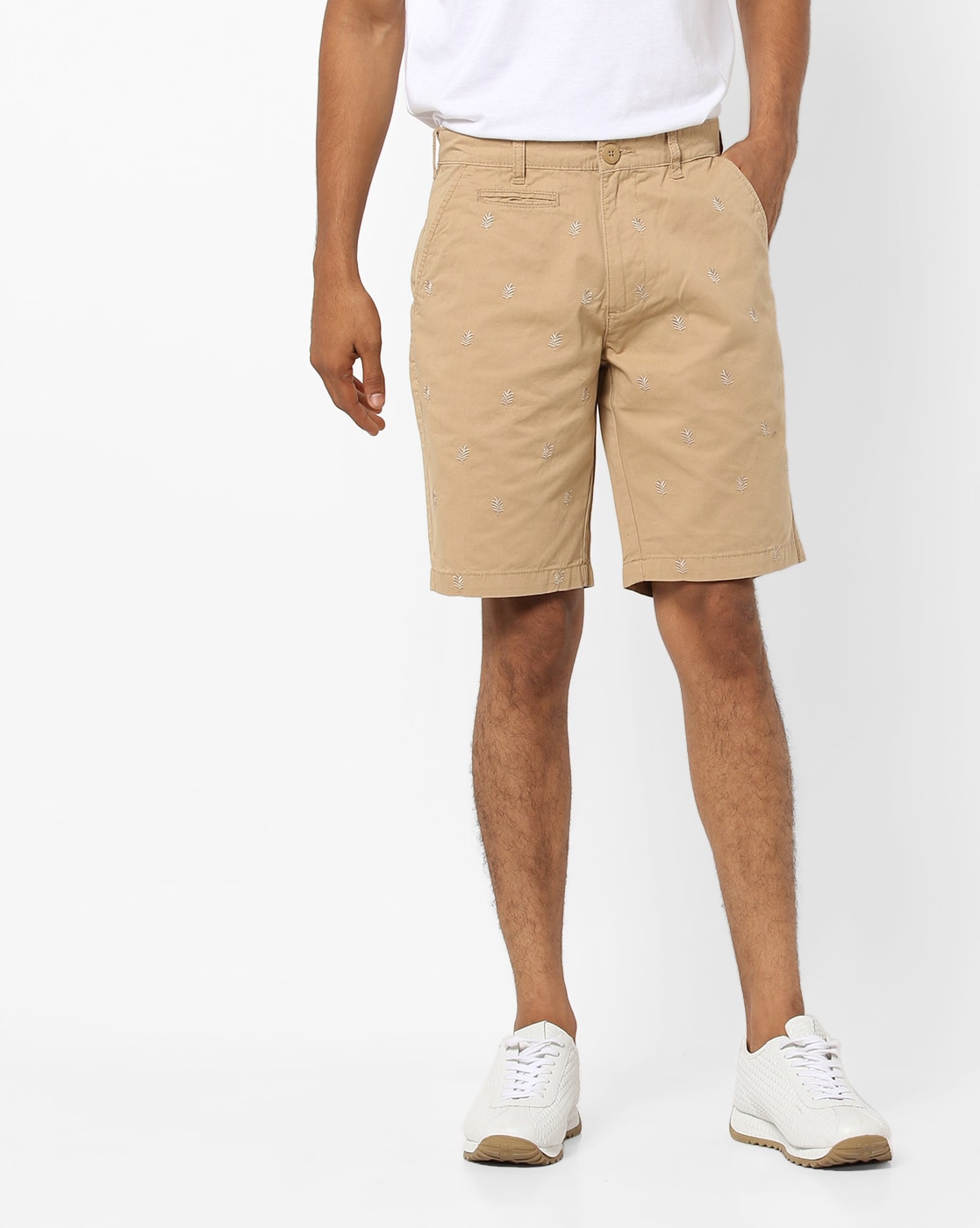 Buy Khaki Shorts 3 4ths For Men By Teamspirit Online Ajio Com