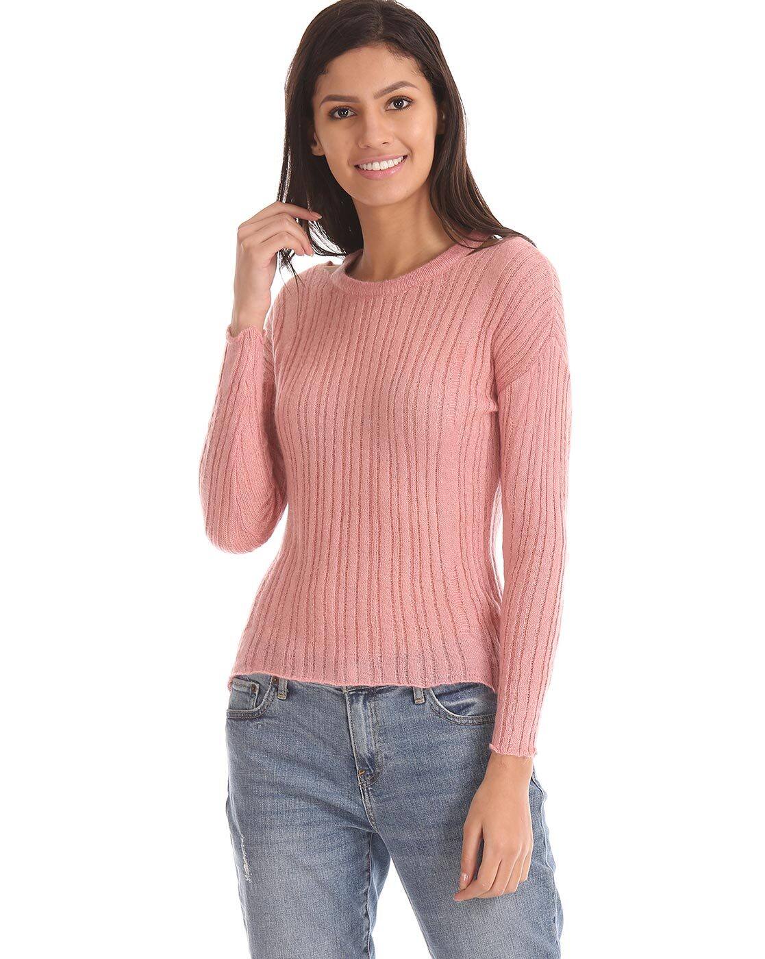 aeropostale pink sweater
