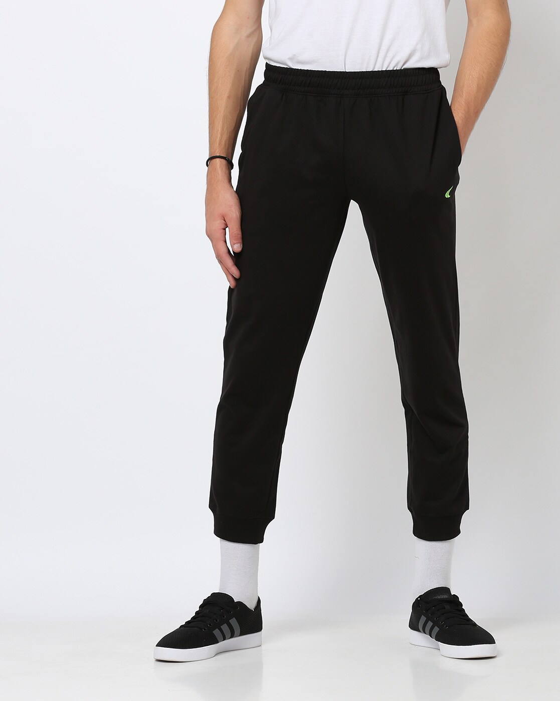 jet black joggers