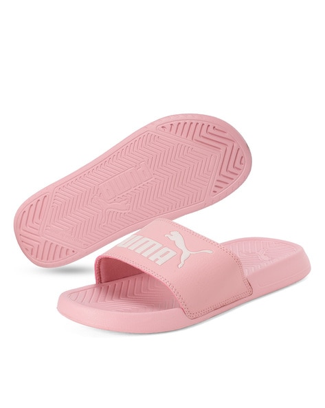 girls puma sliders