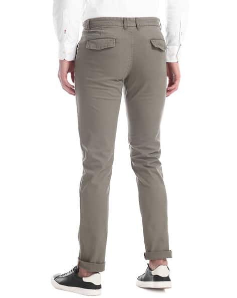 Slim Fit Trousers with Insert Pockets (Image - 3)