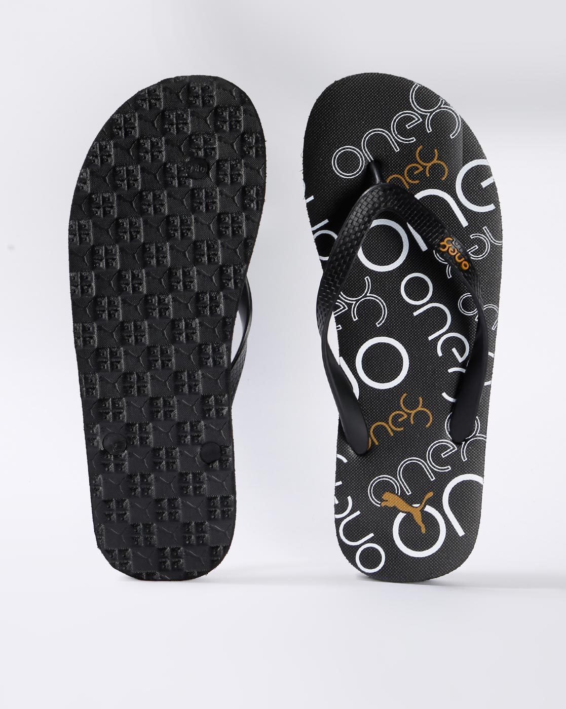 puma one8 flip flops black