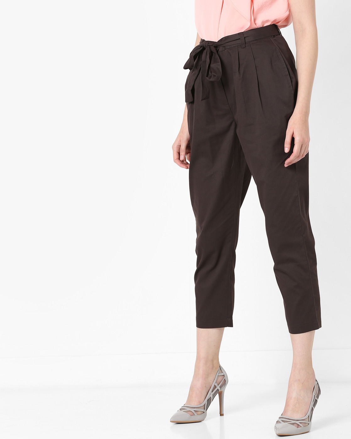 Antonelli highwaisted Cropped Trousers  Farfetch