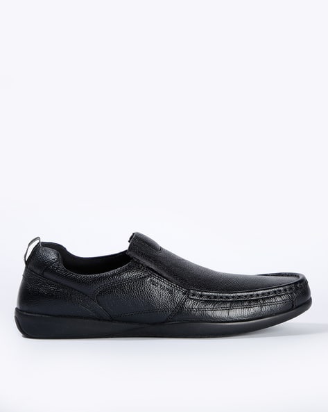Textured Slip-On Shoes with Pull-Up Tabs (Image - 2)