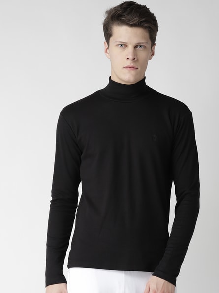 polo neck t shirts for men online