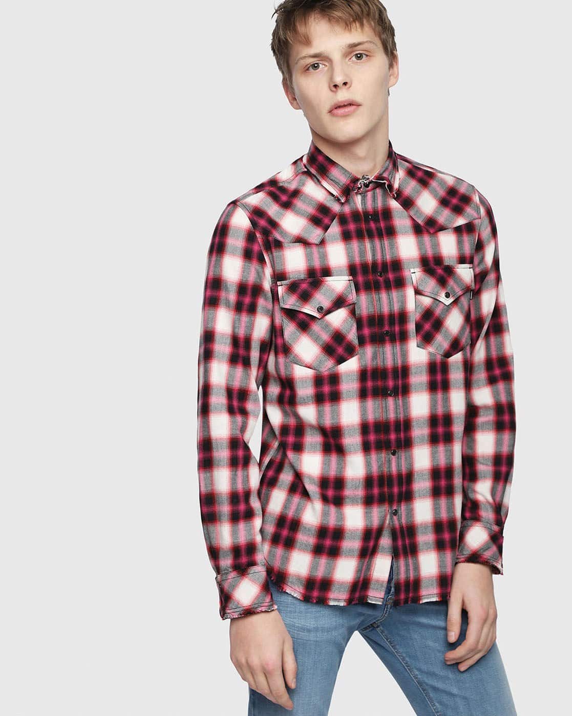 diesel flannel shirt
