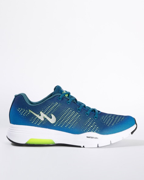campus blue running shoes