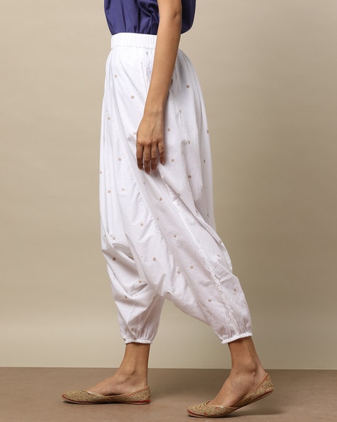Flat Waist Boho Chic Flowy Harem Pants | Wholesale Boho Clothing