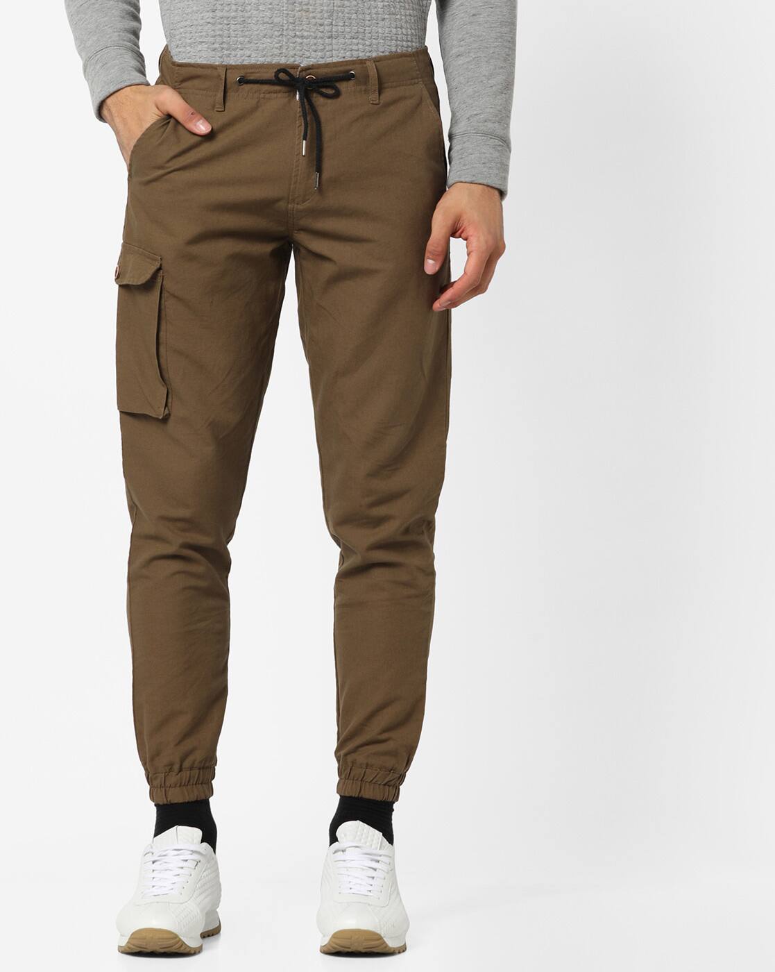 Buy Brown Trousers \u0026 Pants for Men by 