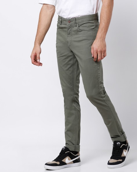 Buy Tan Trousers & Pants for Men by ECKO UNLTD Online | Ajio.com