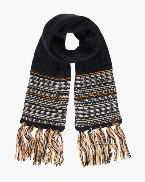 Rhumi Woven Scarf with Tassels Price in India