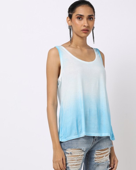 Ms Taken Ombre-Dyed Sleeveless Top