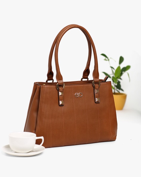 Ginza Xiaoma - 😎 Cool Sac à Depeches 38 in Brown Togo