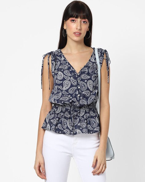 tommy hilfiger peplum top