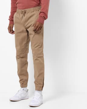 light khaki joggers