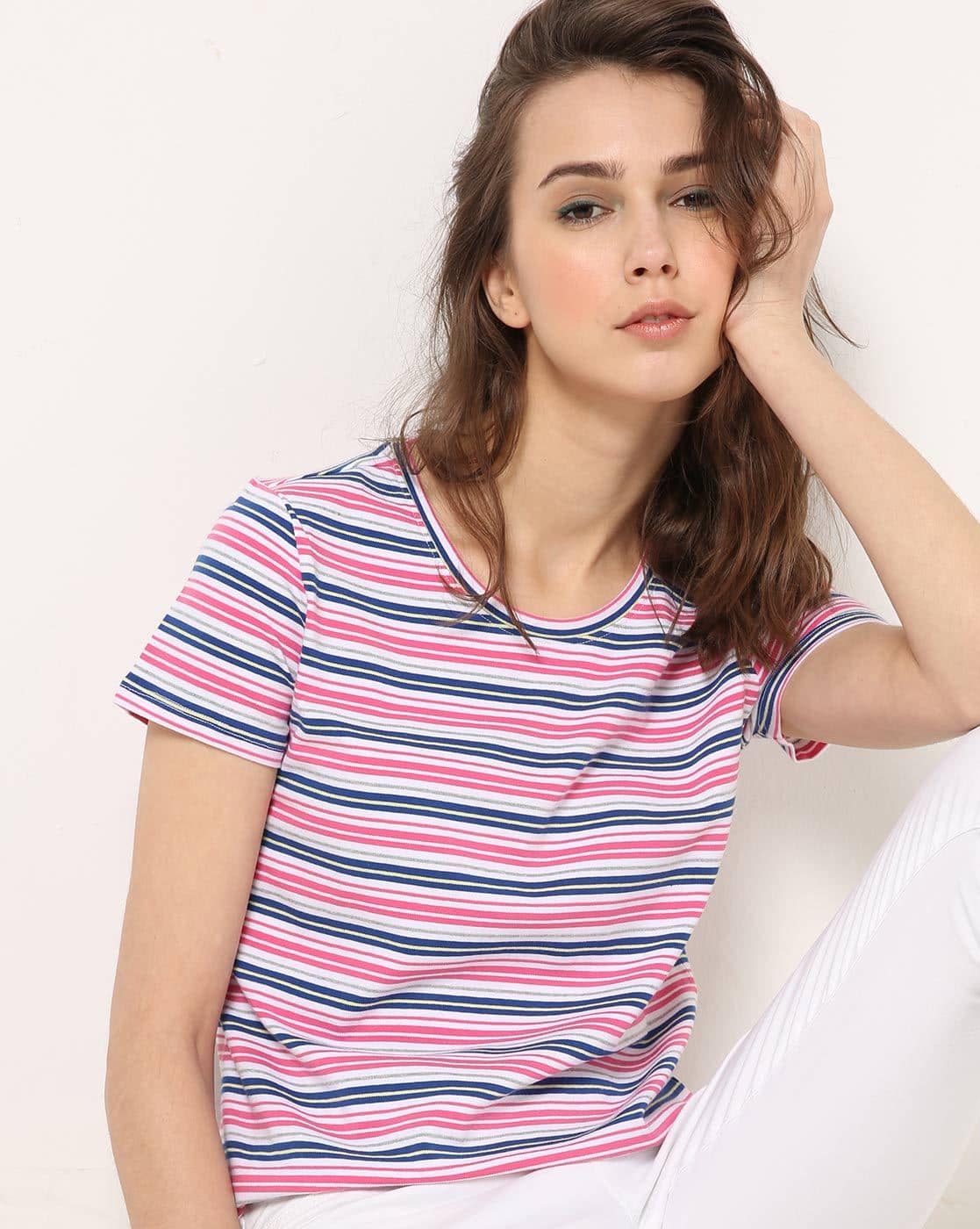 pink t shirt online