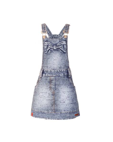 printed denim frocks