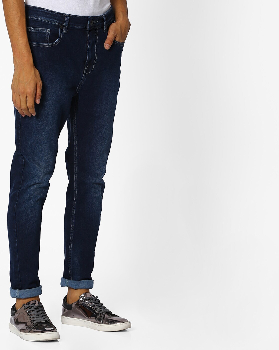 Buy Blue Trousers & Pants for Men by UNITED COLORS OF BENETTON Online