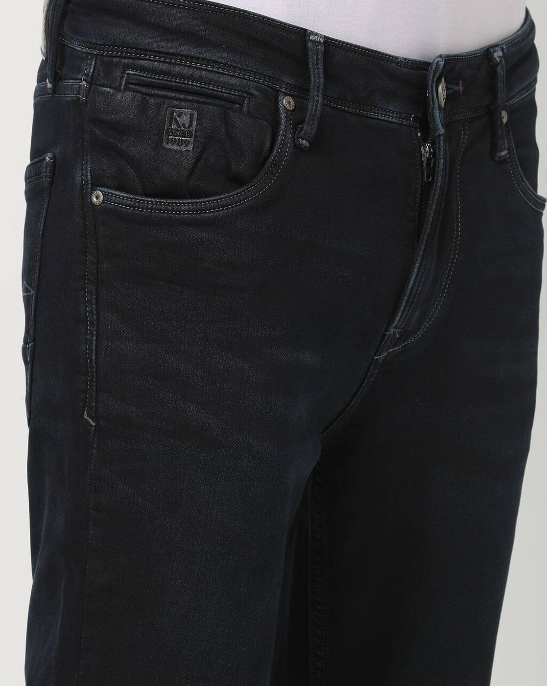 Skinny Fit Mid-Rise Jeans