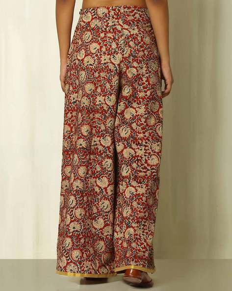 Kalamkari poly Silk printed co-ord set - dvz0003703