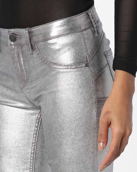 Buy Tokyo Talkies Peach/Silver Top With Trousers Co-Ords for Women Online  at Rs.726 - Ketch