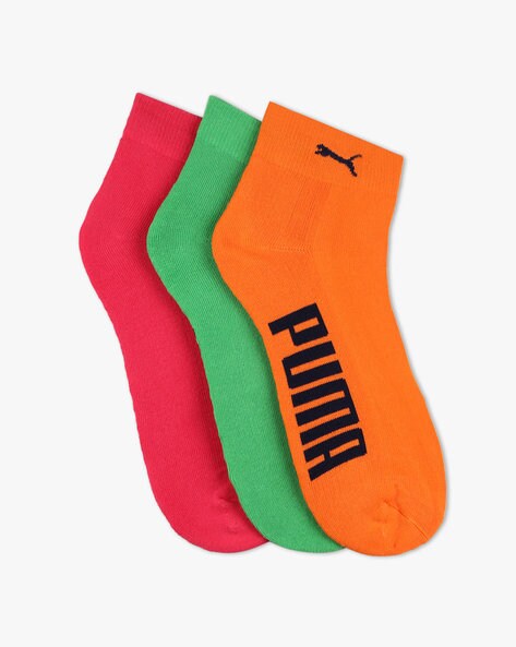 Orange puma cheap socks