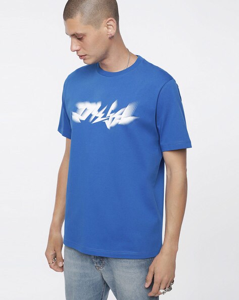 diesel blue t shirt