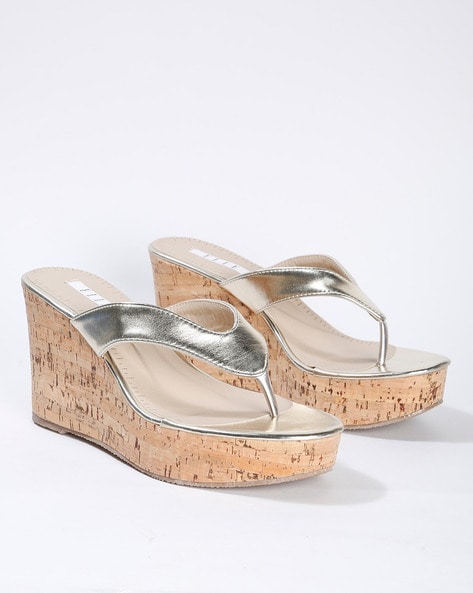 Buy Gold Heeled Sandals for Women by ELLE Online Ajio