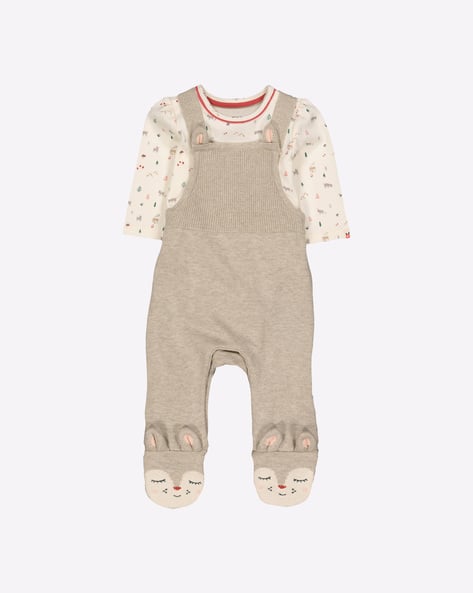 beige dungarees