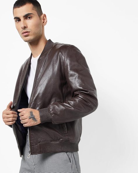 Gas leather sale jacket