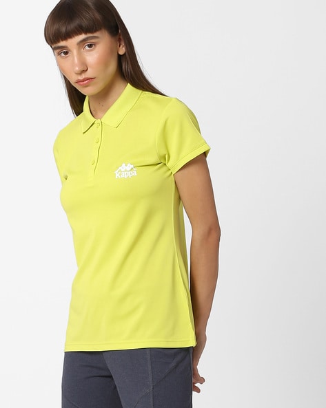 lime green kappa shirt