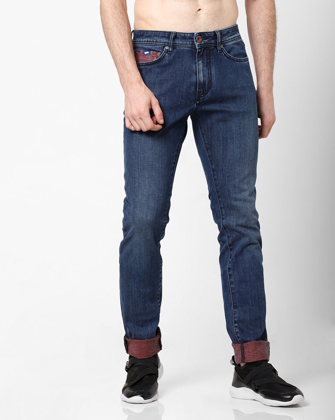 mens distressed slim fit jeans