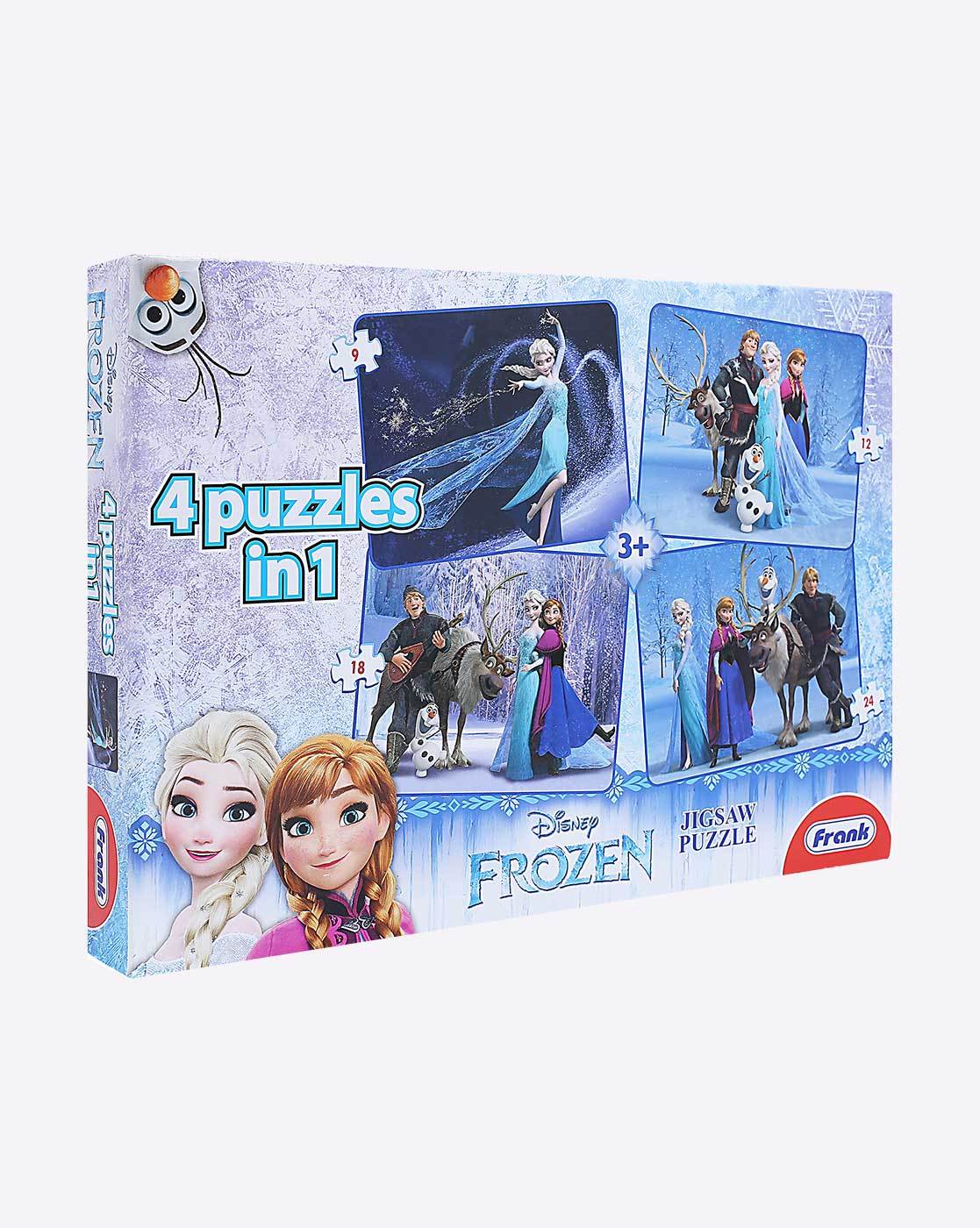 Disney Frozen 3 Puzzle Tin One Size Blue for sale online 