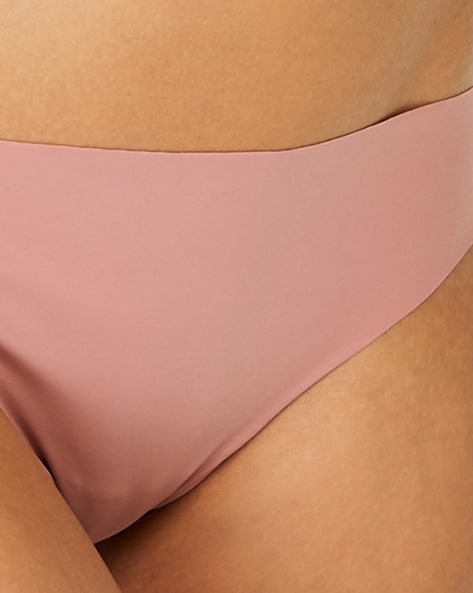 Buy MID-WAIST PINK SEAMLESS SPORTS THONG for Women Online in India