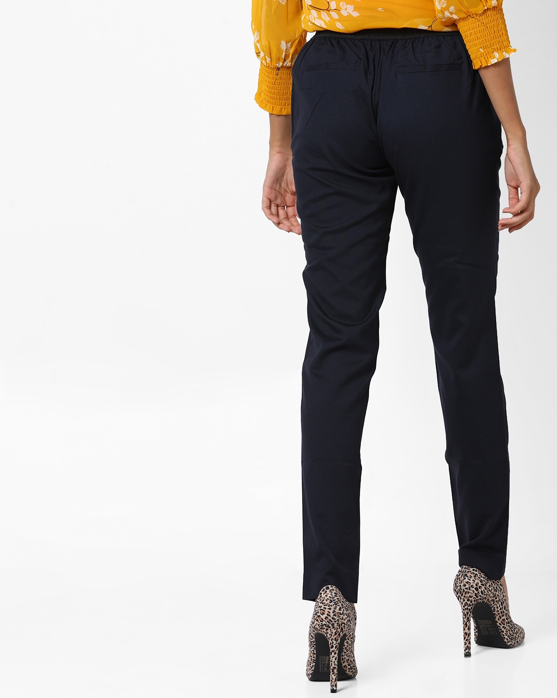 WILLS LIFESTYLE Regular Fit Women Black Trousers  Buy WILLS LIFESTYLE  Regular Fit Women Black Trousers Online at Best Prices in India  Shopsyin