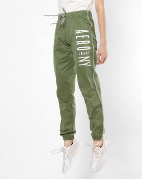 Army green joggers women Clearance