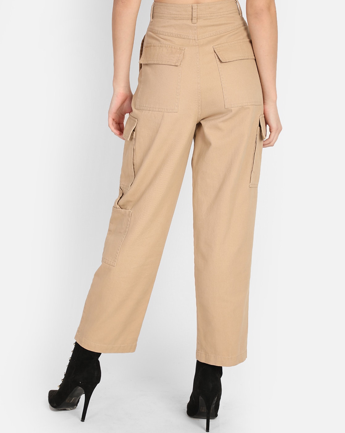cargo trousers womens beige