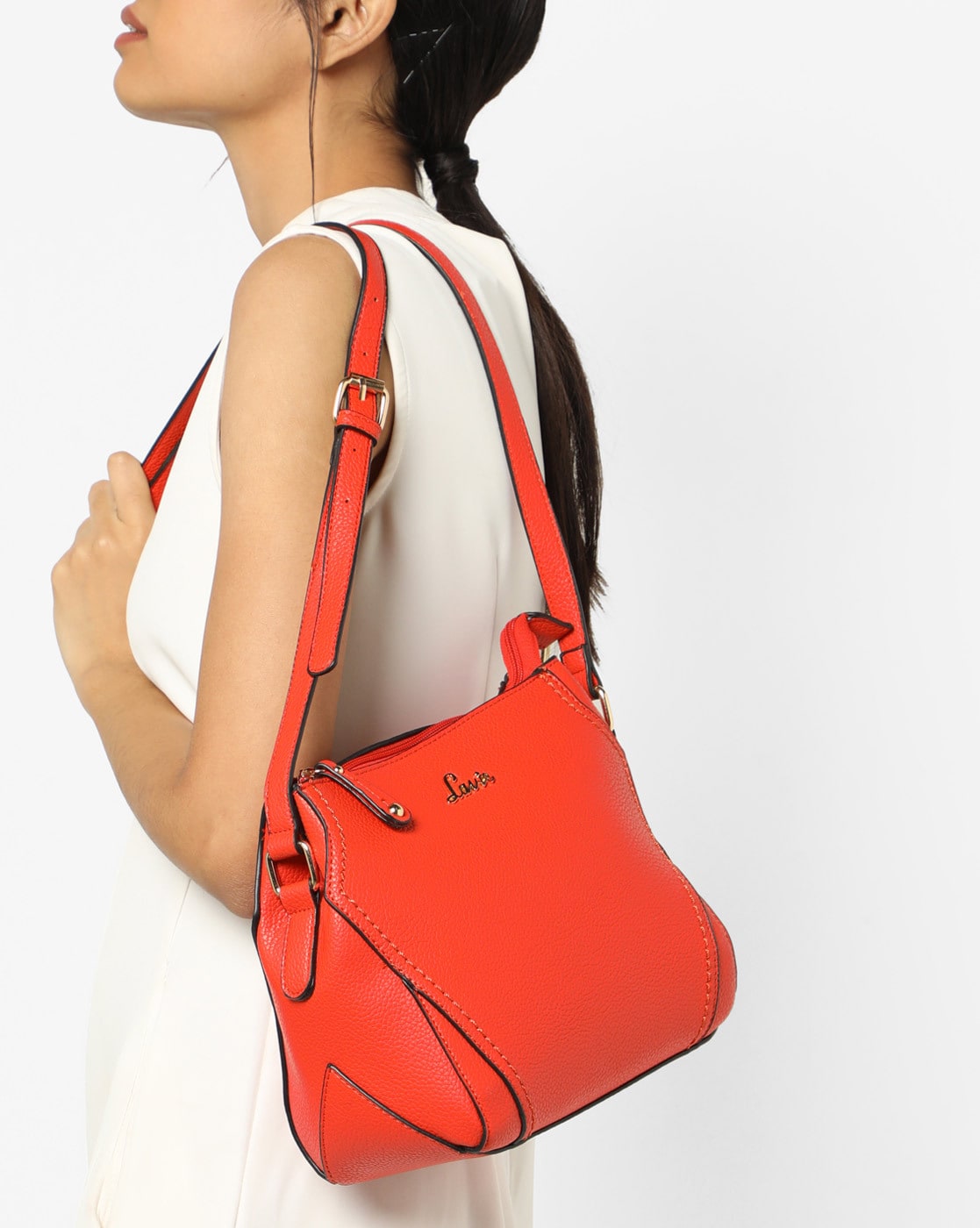 Lavie orange shop sling bag