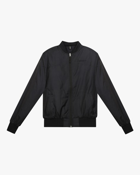 Buy Black Wildcraft Padded Bomber Jacket 