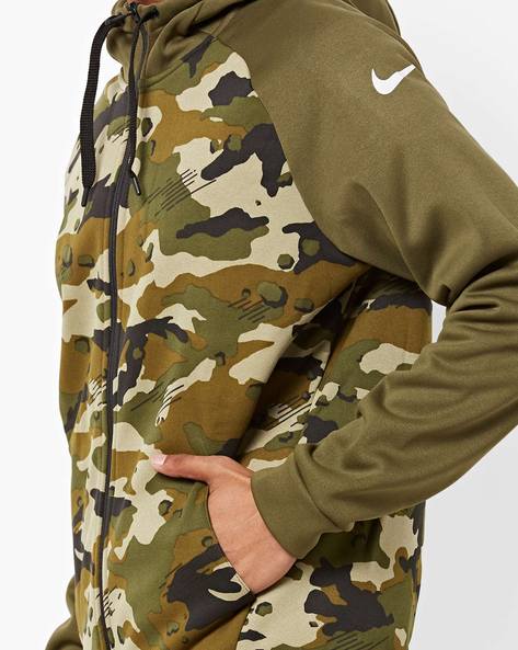 Nike best sale camo coat