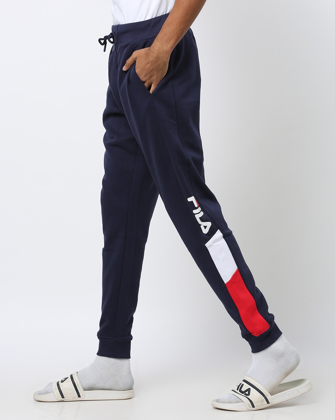 Buy Blue Track Pants for Men by FILA Online