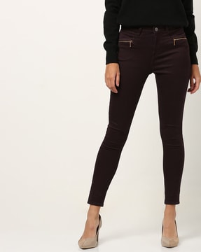 Pull On Shaper Skinny Trouser With Adjustable Zips  Simply Be