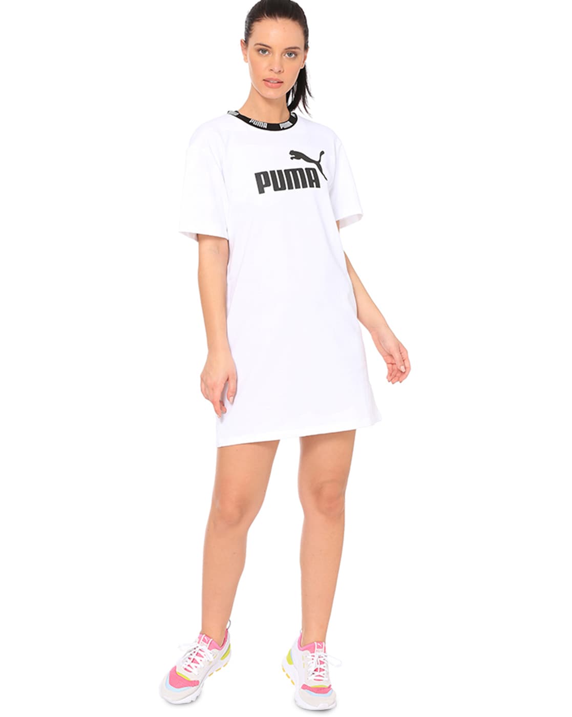 white tennis dress